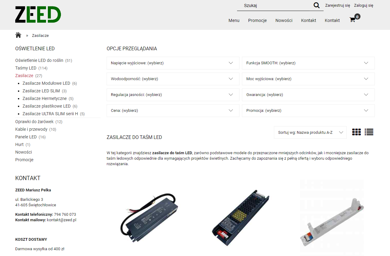 Nowoczesne systemy oświetlenia LED - jak dobrać zasilacz do instalacji?