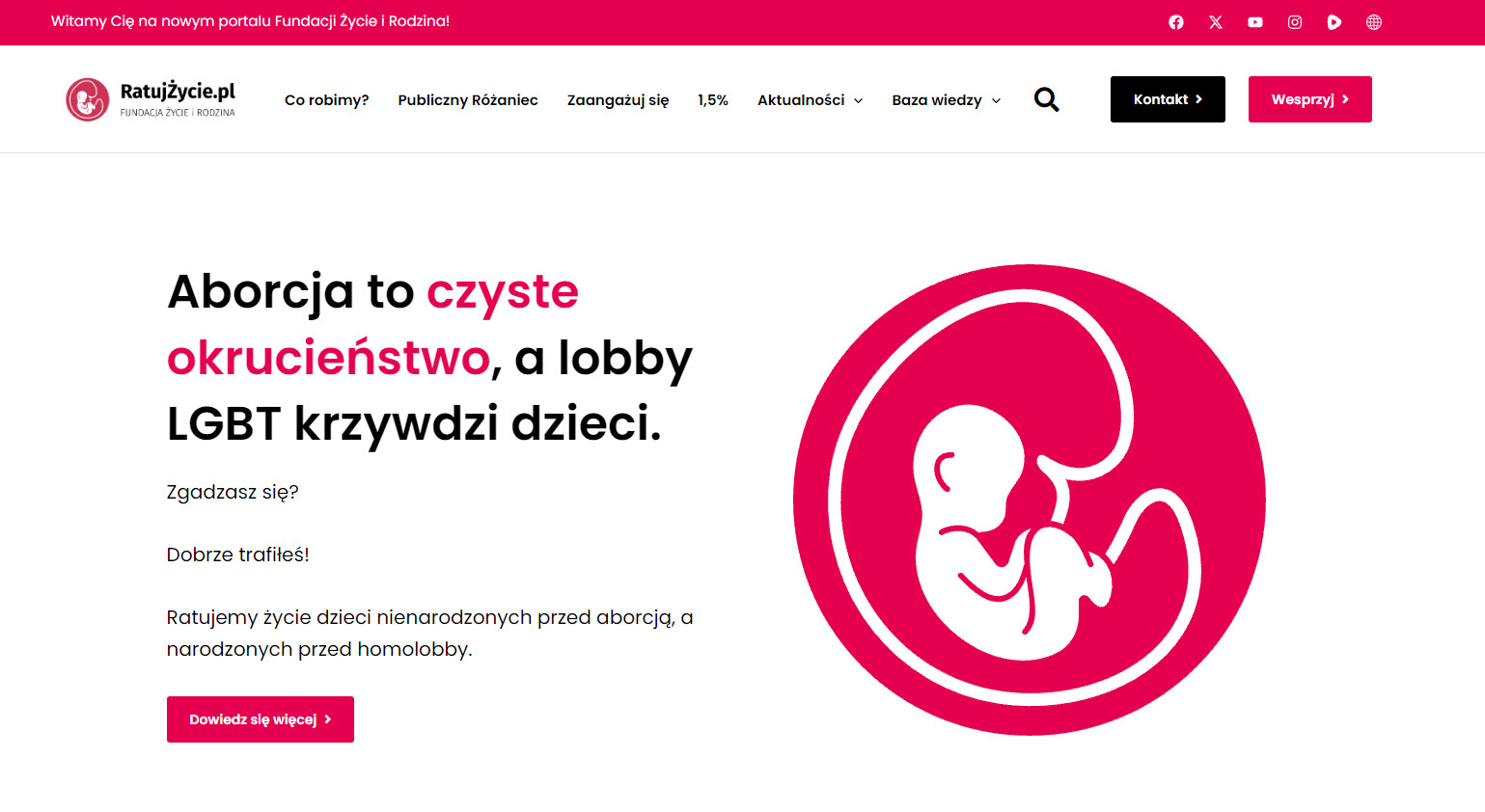 Jakie działania prowadzi fundacja pro life w przestrzeni publicznej?
