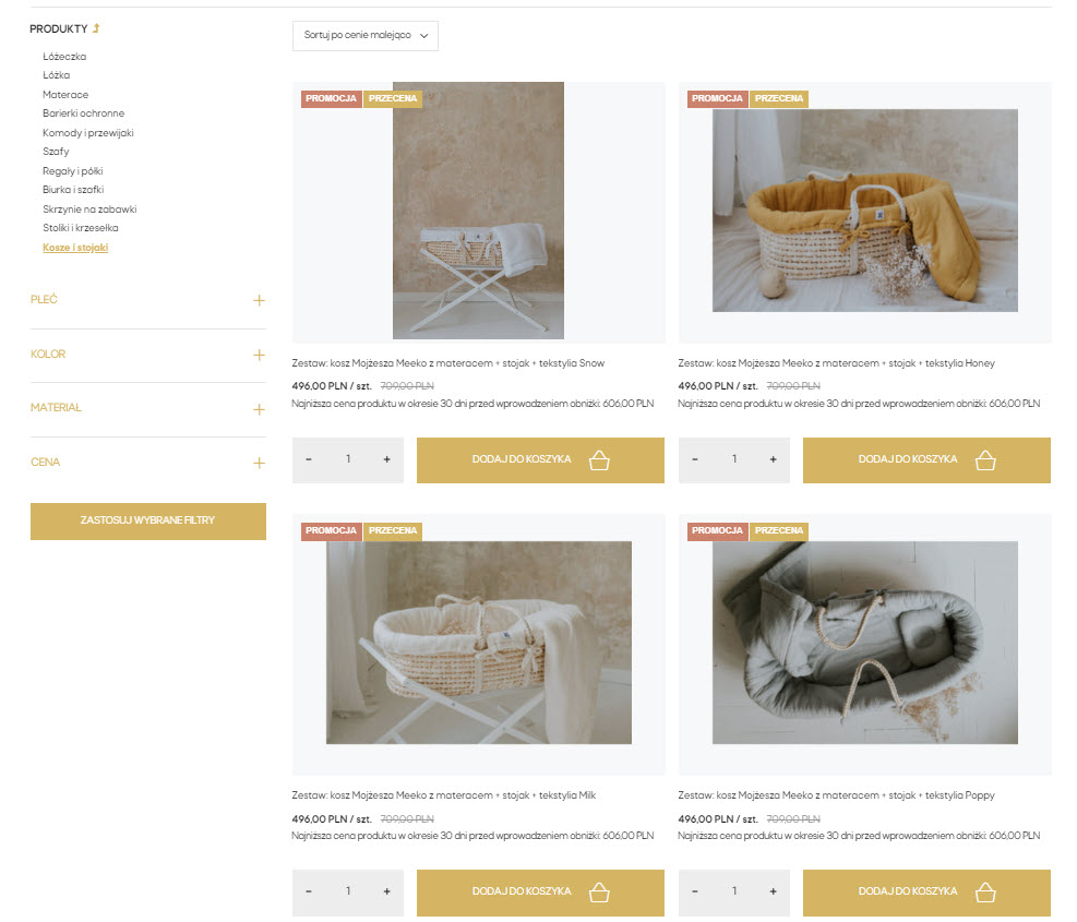 Do kiedy można korzystać z kosza Mojżesza?