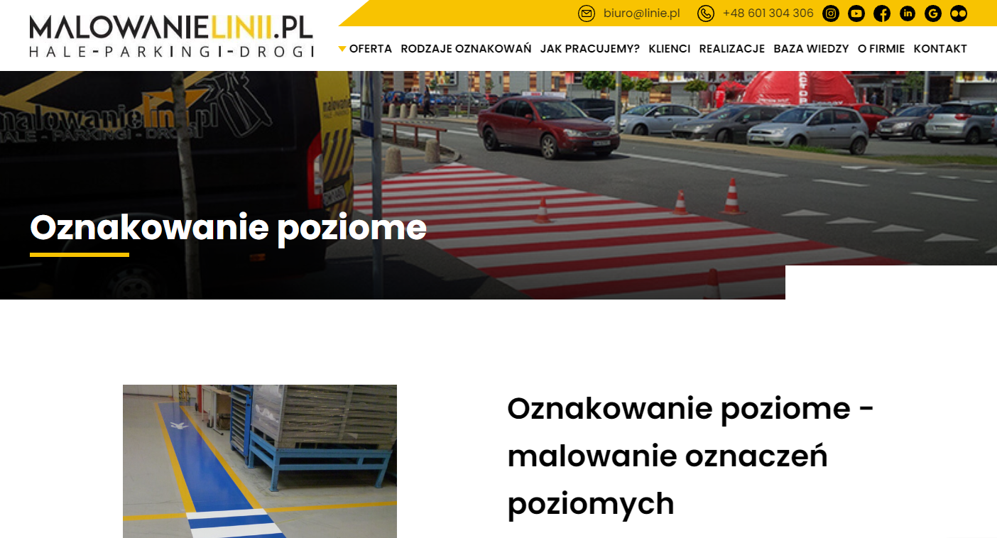 Jakie są rodzaje oznakowania poziomego?