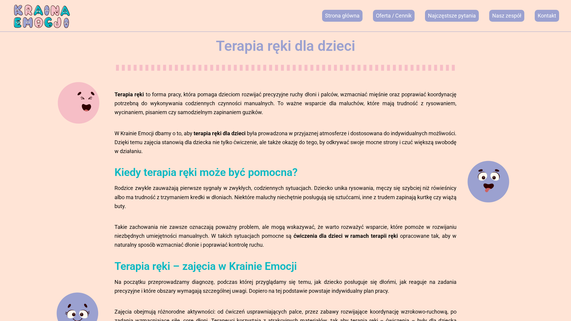 Jak wybrać terapię ręki dla dzieci dopasowaną do wieku i potrzeb malucha?