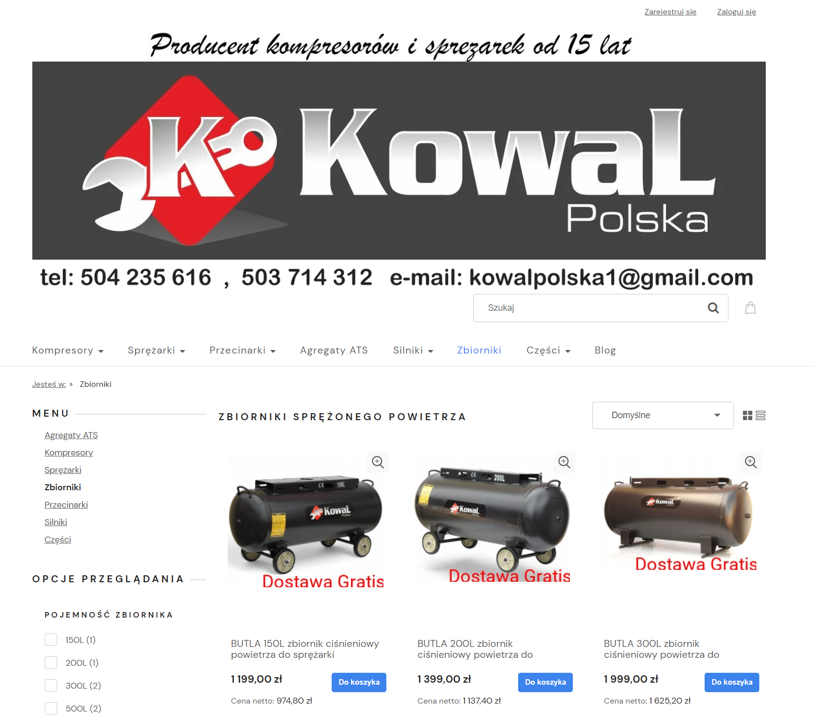 Jakie parametry powinny mieć zbiorniki sprężonego powietrza w małych i dużych instalacjach?
