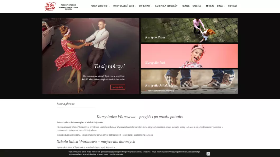 Szkoła tańca Warszawa - akademia tańca | Tu Się Tańczy