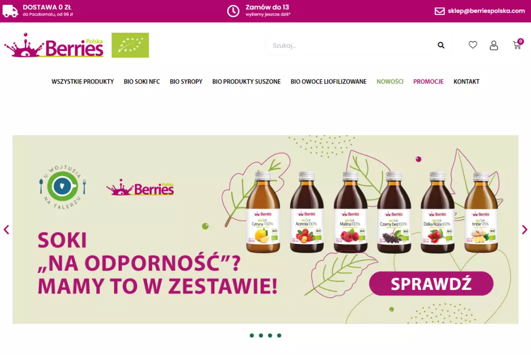 Berries Polska - producent soków ekologicznych