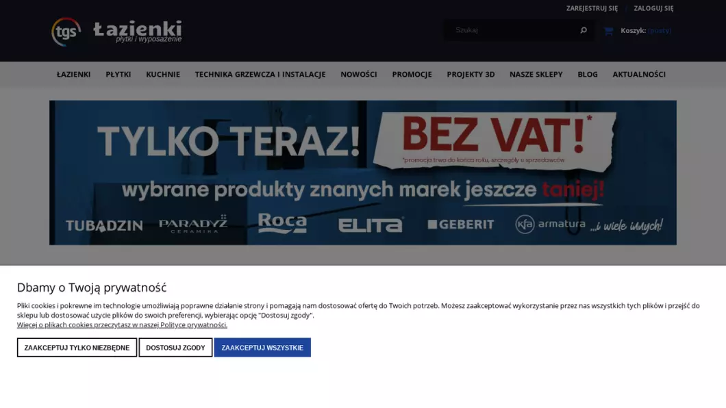 Salon łazienek i płytek TGS Śląsk