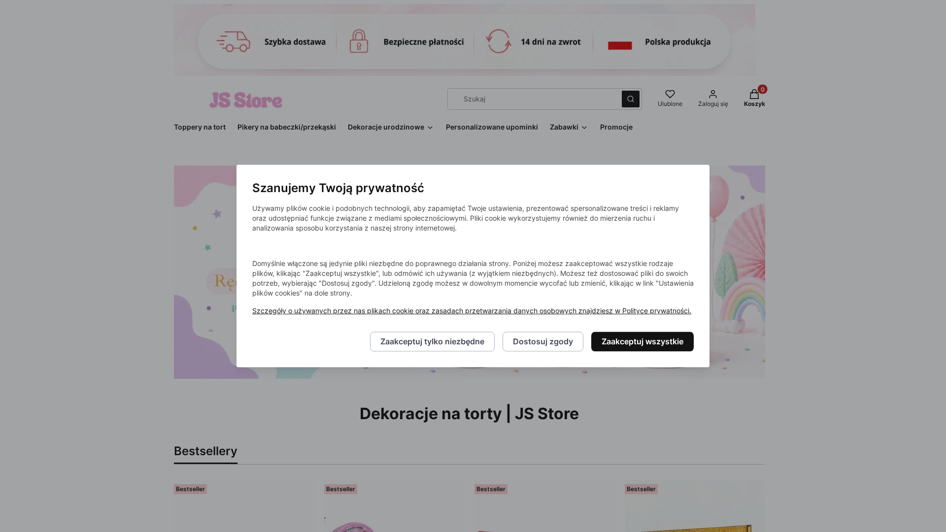 JS Store - Ozdoby na tort